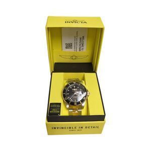Invicta Men's Pro Diver Automatic 44mm Stainless Steel Watch, Black Dial, 36973
